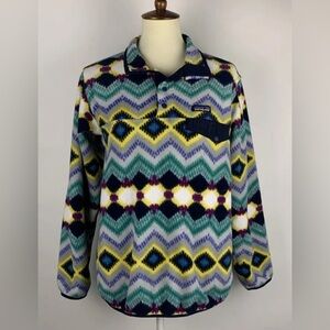 Patagonia Synchilla women’s size L snap T fleece
Timber twist Aztec